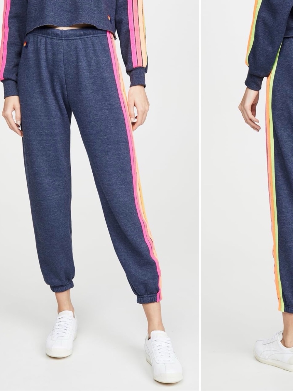 5 stripe sweatpants